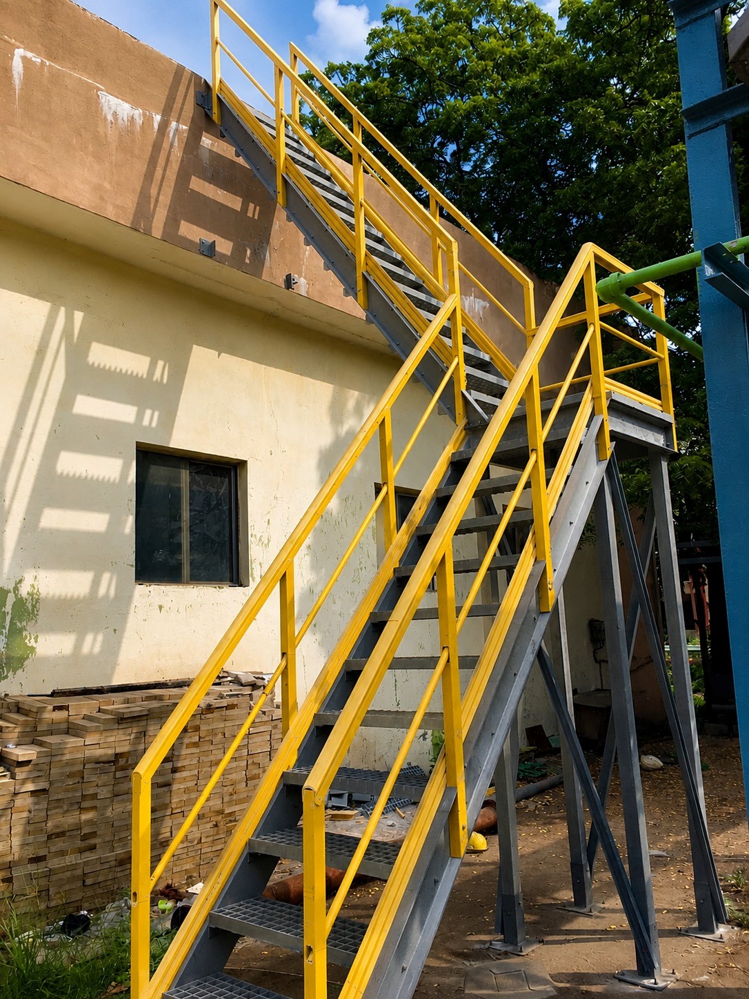FRP Structure Staircase & Hand Railing